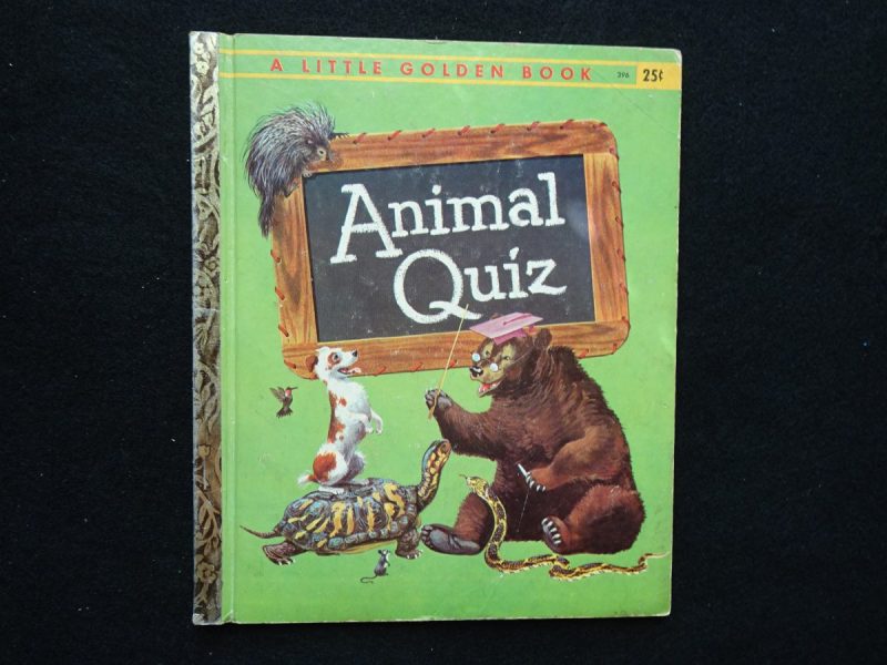 Animal Quiz- 1960A - GoldenBookGuy.com